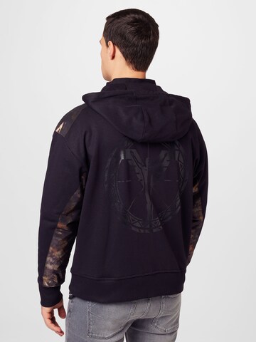 Carlo Colucci Zip-Up Hoodie 'Dardano' in Black