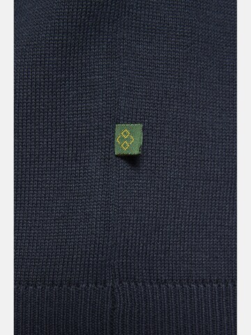 Charles Colby Knit Cardigan ' Duke Glennson ' in Blue