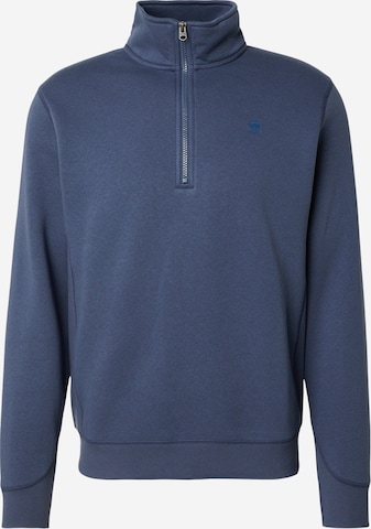 Sweat-shirt 'Premium Core' G-STAR en bleu : devant