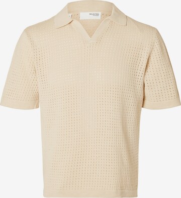 SELECTED HOMME Tröja 'Nik' i beige: framsida