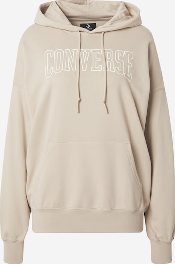 CONVERSE Sweatshirt i sand / vit, Produktvy