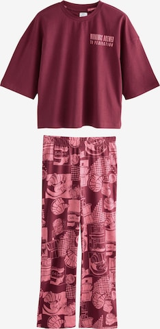raudona Next Pižama: priekis