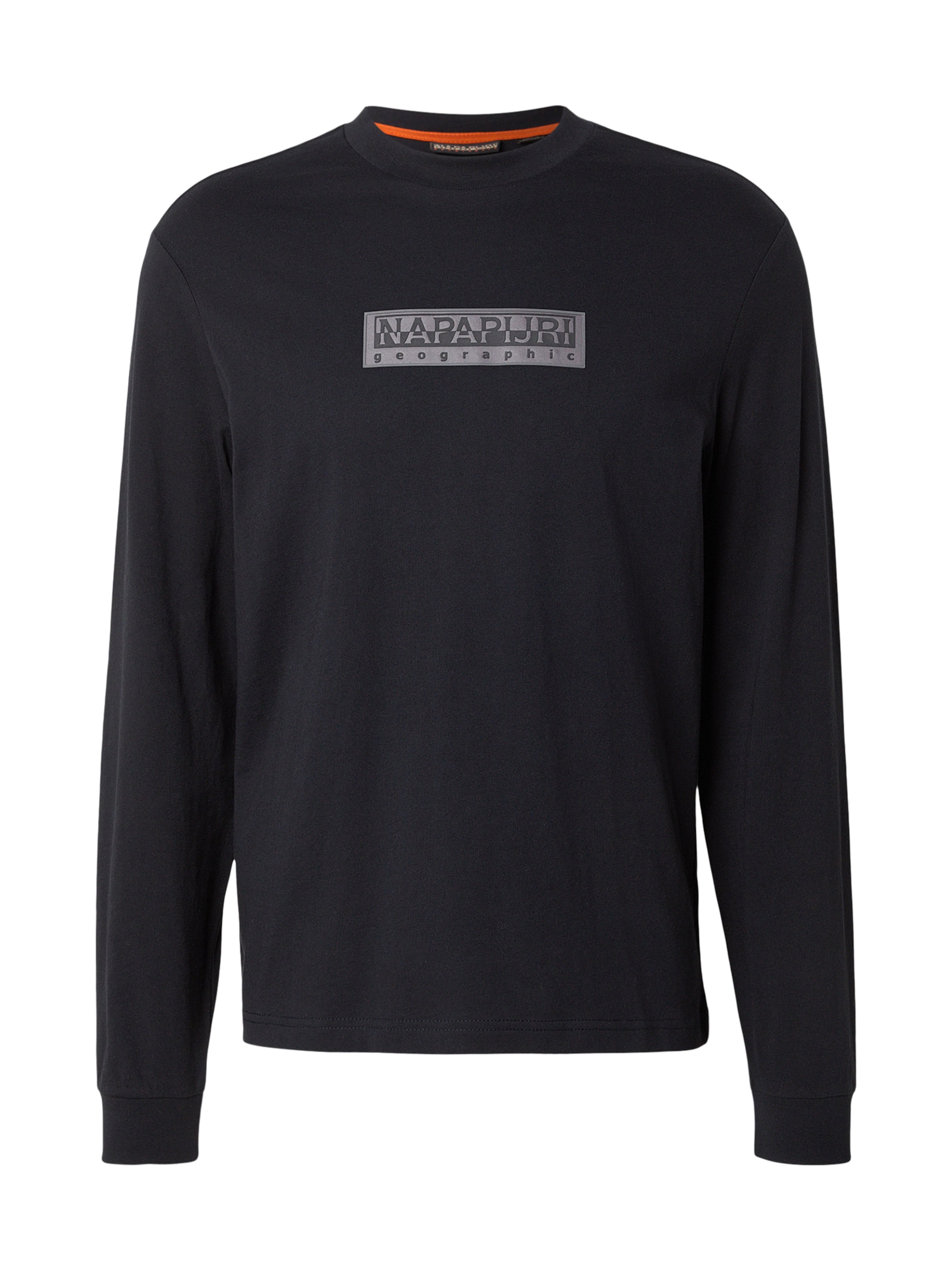 Tricou de la NAPAPIJRI pe negru: față