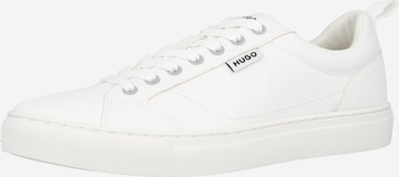 Sneaker low 'Morrie' de la HUGO pe alb: față