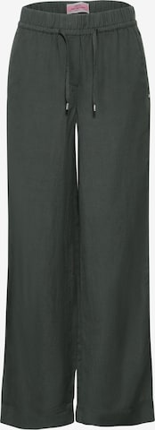 Wide Leg Pantalon 'Neele' CECIL en vert : devant