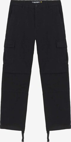 Regular Pantalon cargo IUTER en noir : devant