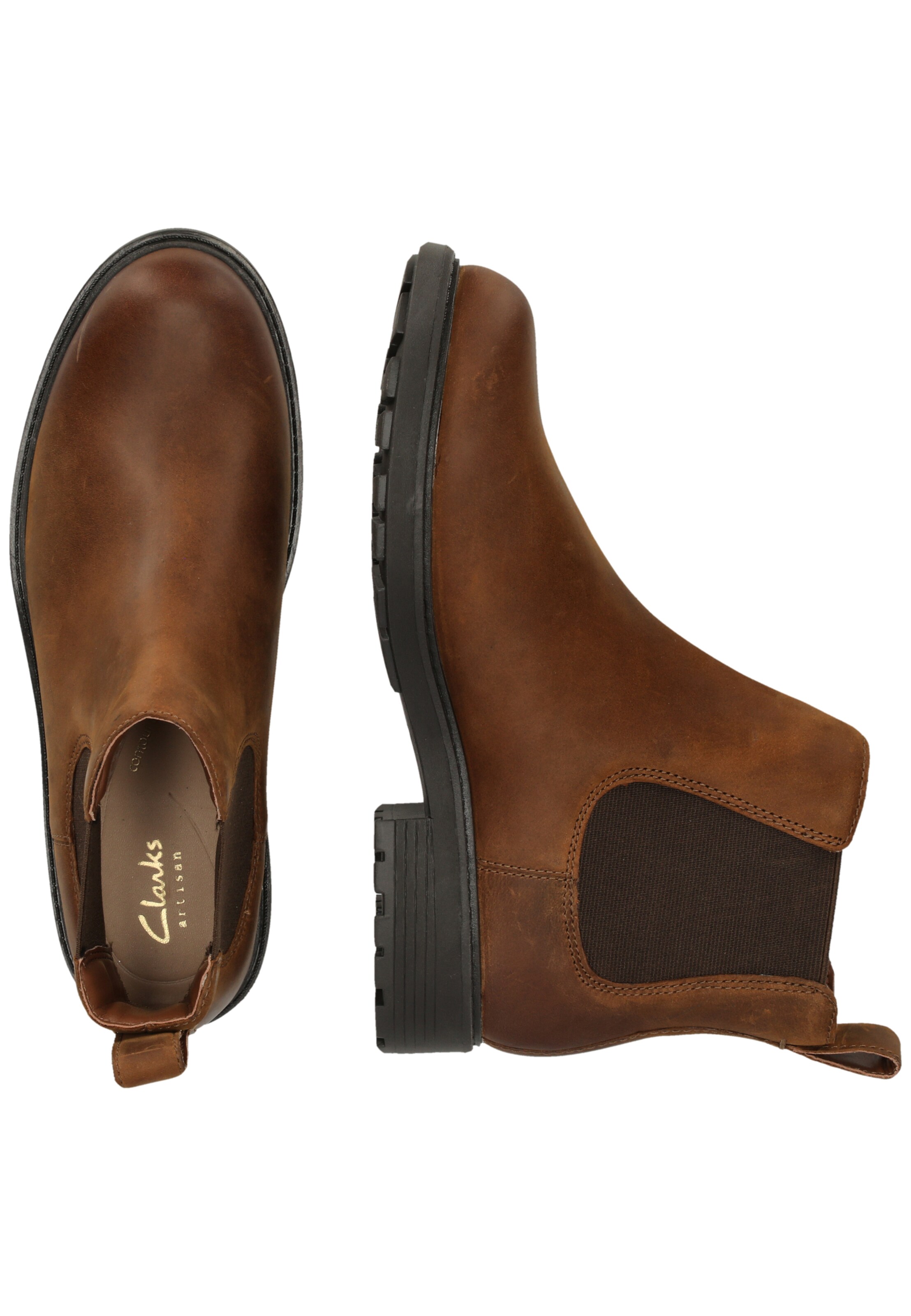 CLARKS Bootie 'Orinoco2 Lane Brown Snuff' in Brown
