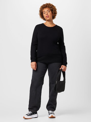Object Curve Pullover 'THESS' in Schwarz