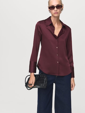 MANGO Blouse 'IDEALE' in Rood: voorkant
