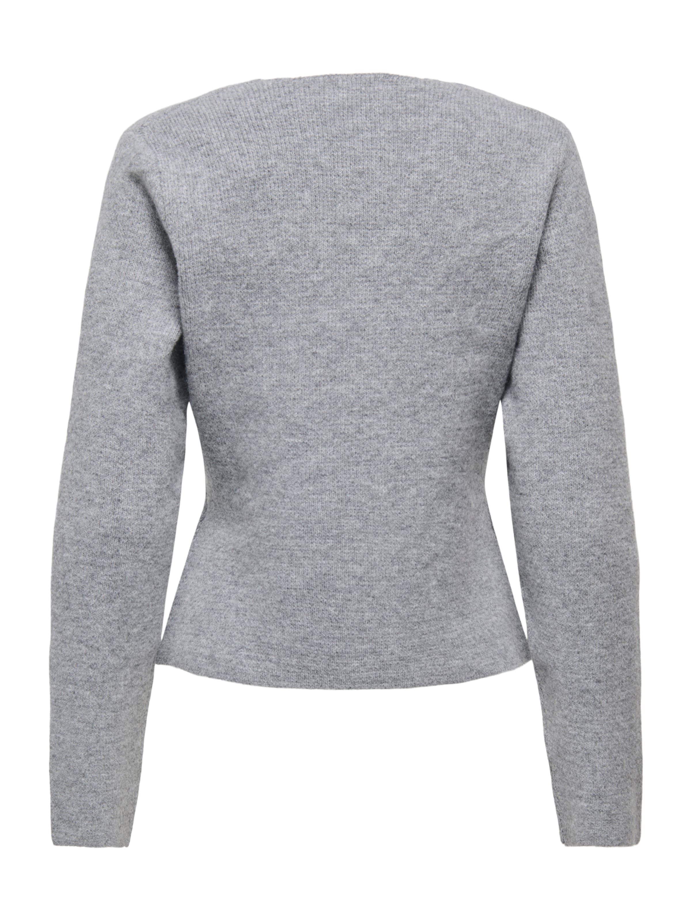 JDY Плетена жилетка 'JDYLEA' в сиво