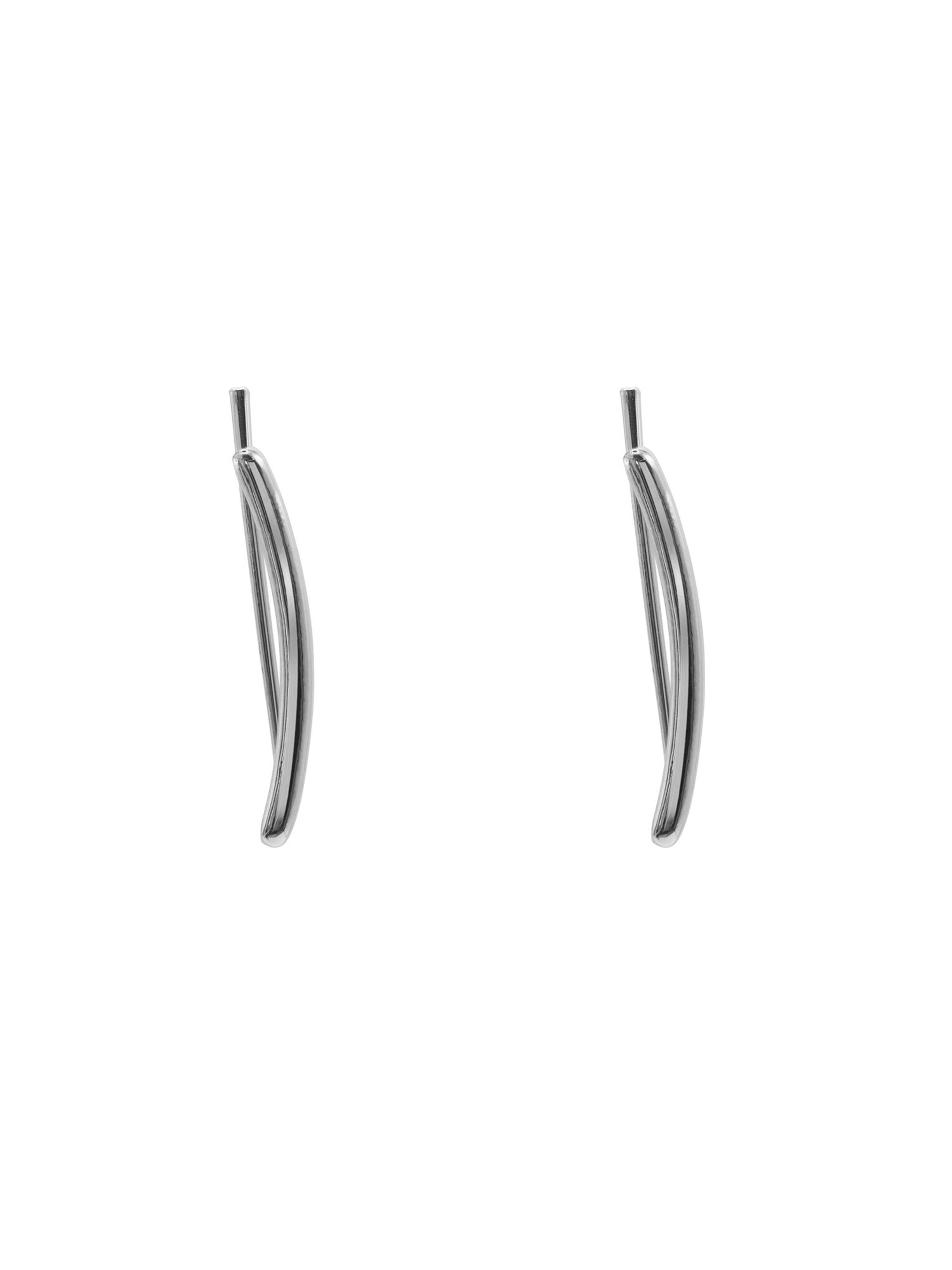 Heideman Earrings 'Saphira' in Silver: front