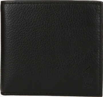 Polo Ralph Lauren Wallet 'BILLFOLD' in Black: front