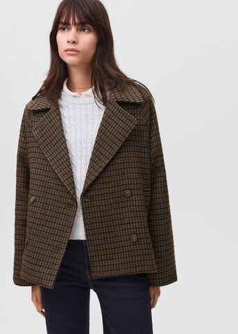 MANGO TEEN Between-Seasons Coat 'Bridge' in Brown: front
