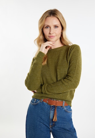 usha FESTIVAL Sweater 'Rakata' in Green: front