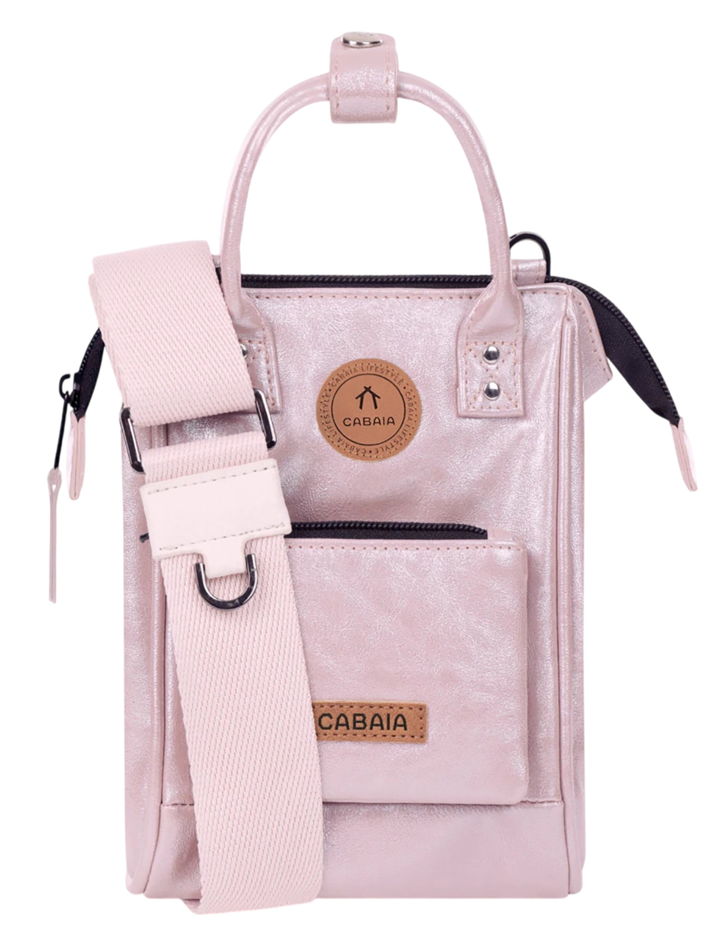 Cabaia Crossbody Bag in Pink: front