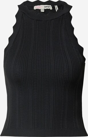 Top in maglia di Koton in nero: frontale
