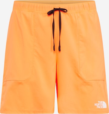 Regular Pantalon de sport 'SUNRISER' THE NORTH FACE en orange : devant