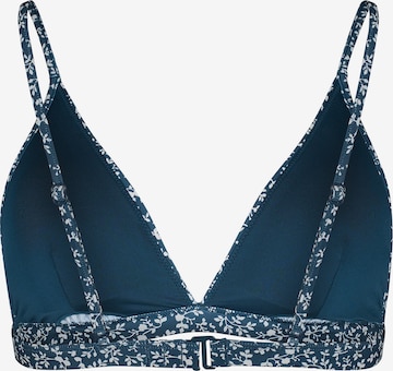 Skiny Triangel Bikinitop in Blau