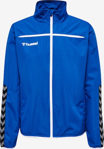 Hummel - Casaco de treino em azul: frente