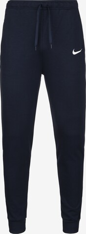 NIKE Workout Pants 'Strike 21' in Blue: front