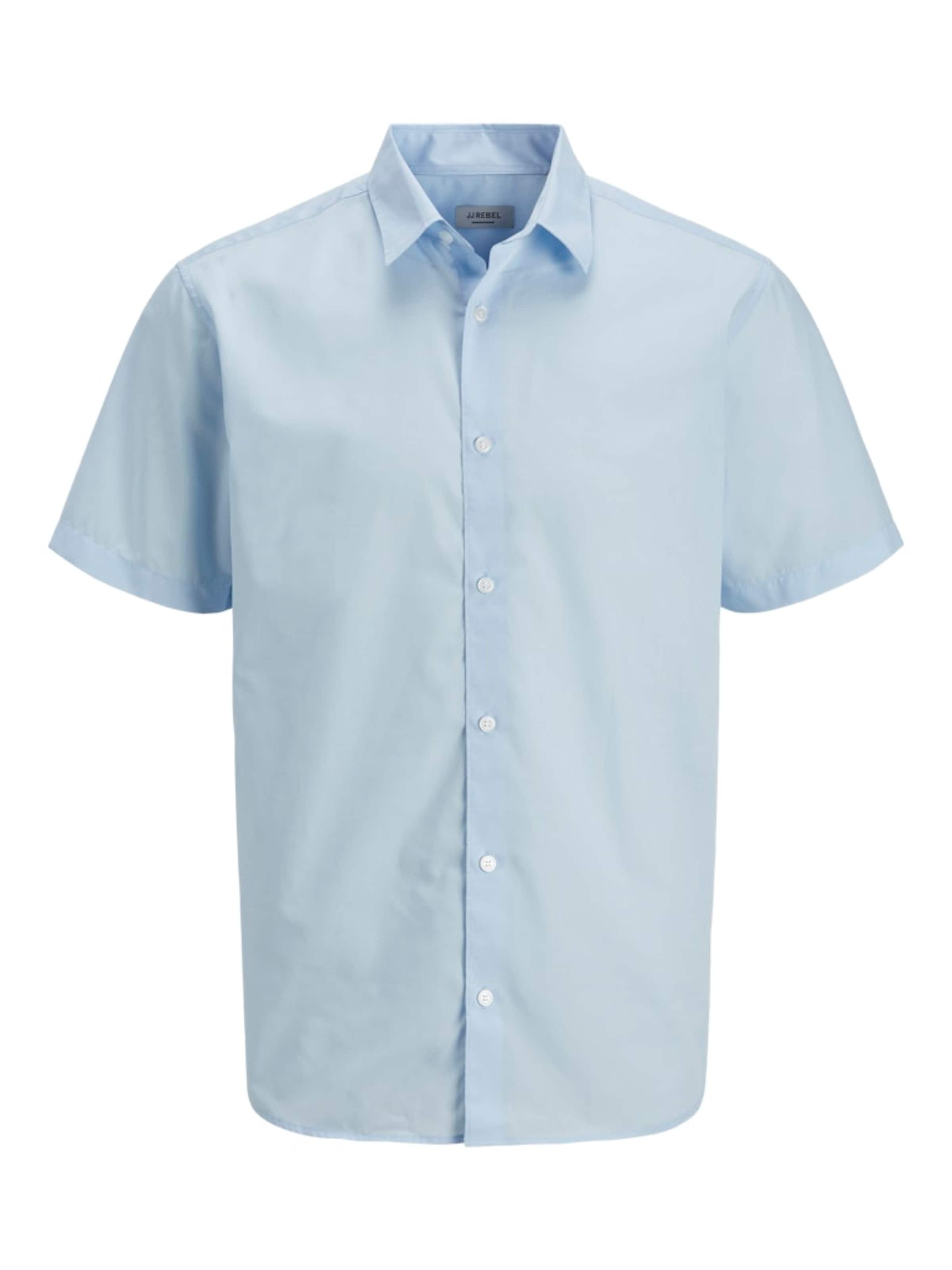 JJ Rebel Comfort Fit Skjorta 'JREBGAVIN' i blå: framsida