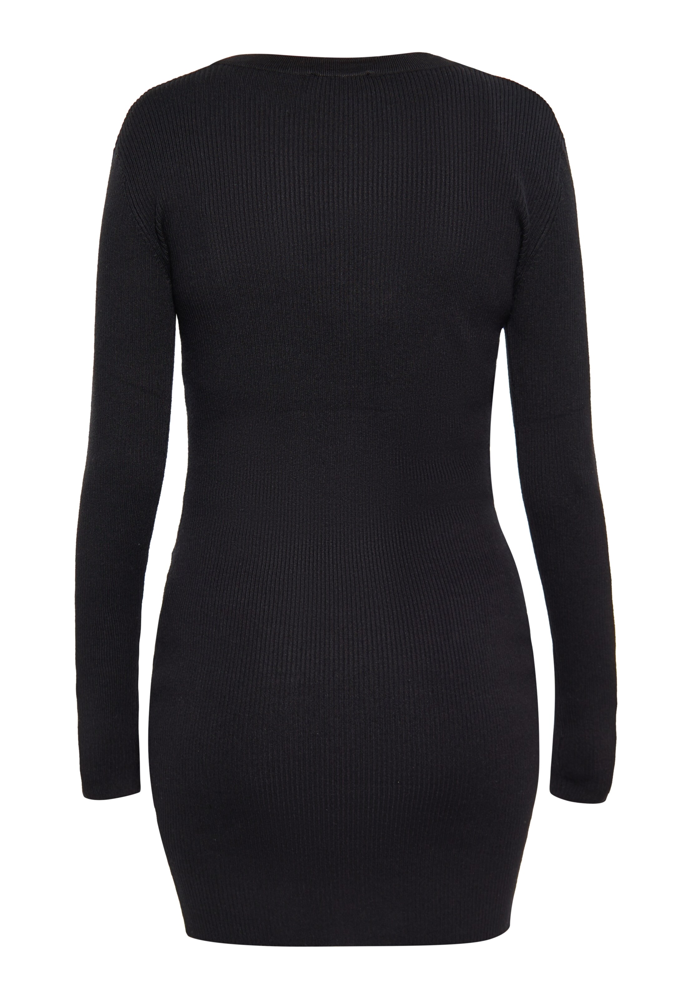 faina Pletené šaty - Čierna