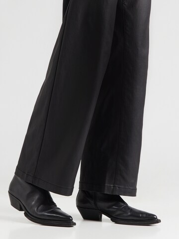 JDY Wide leg Pants 'JDYTHUNDER' in Black