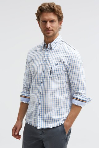 Gaastra Slim fit Button Up Shirt in Blue: front