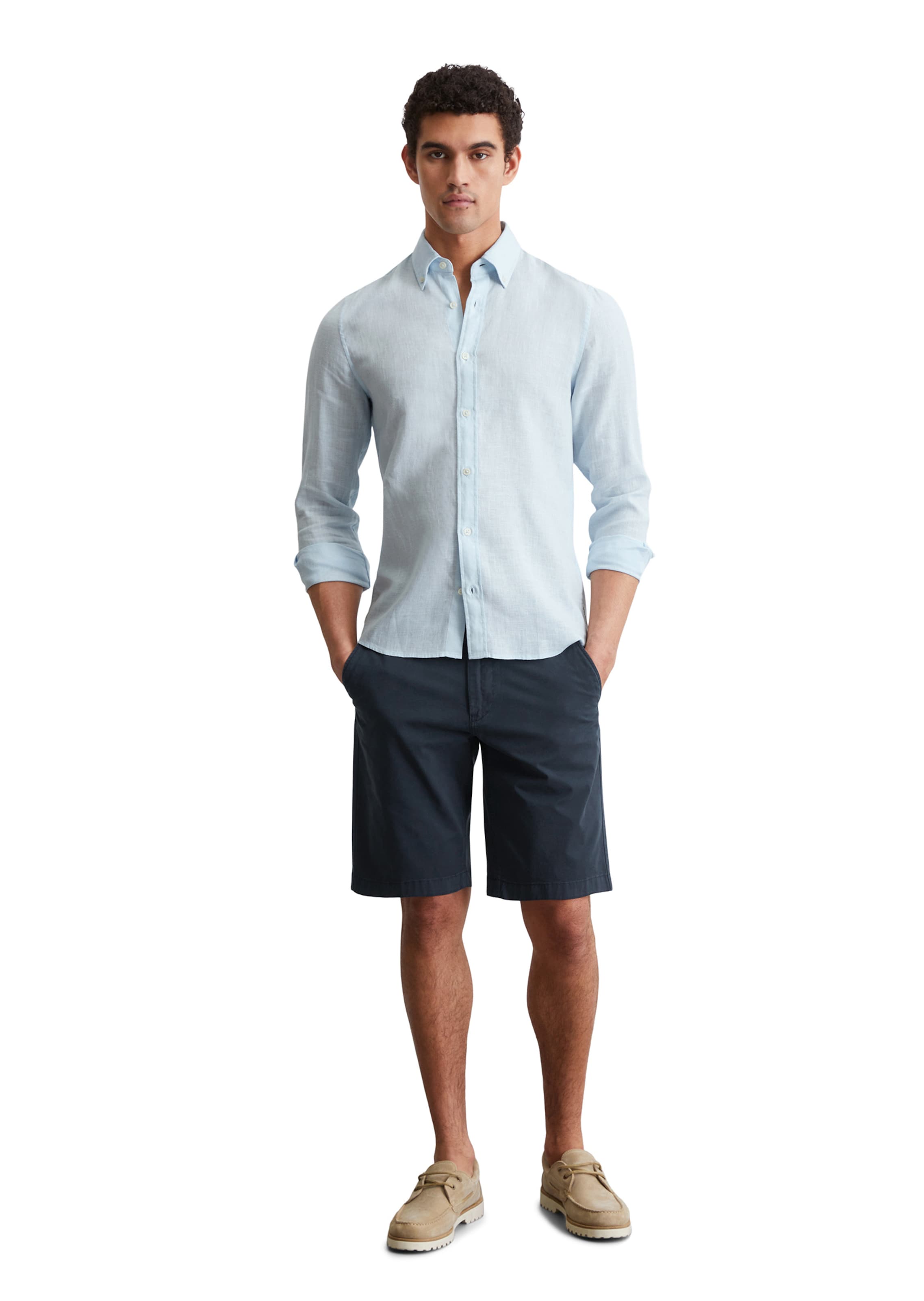 Marc O'Polo Regular Fit Hemd in Blau