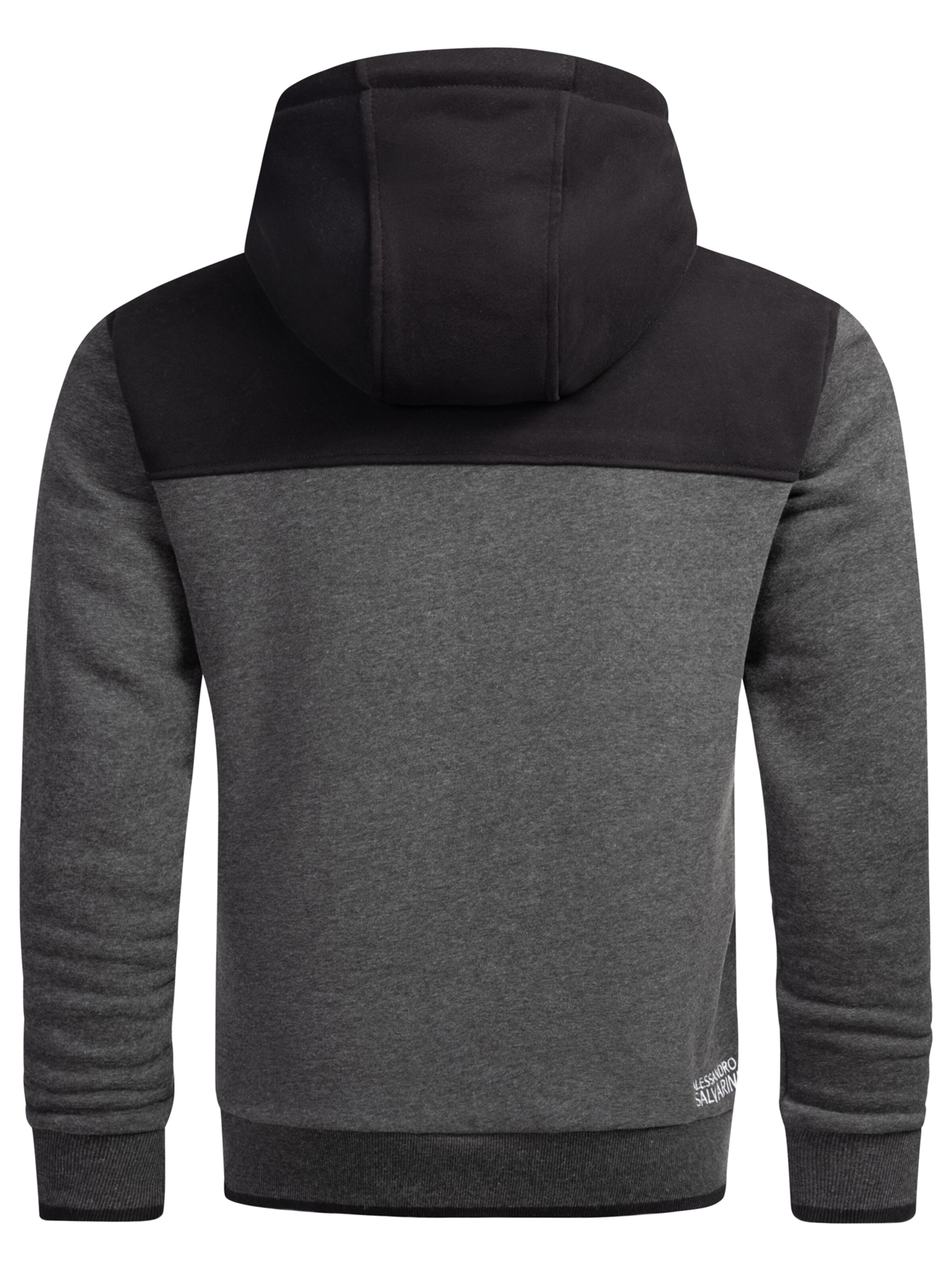 Alessandro Salvarini Sweatshirt 'Duori' in Grey