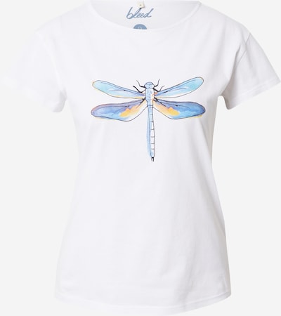 kék / lila / narancs / fehér bleed clothing Póló 'Lakefly', Termék nézet