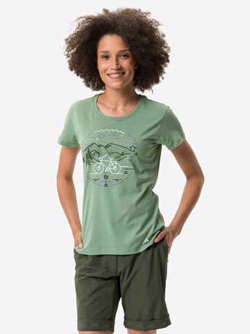 VAUDE Functioneel shirt 'Cyclist' in Groen: voorkant