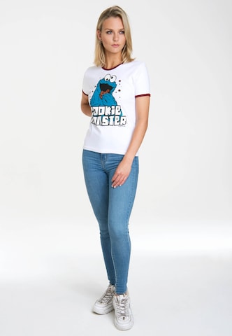 LOGOSHIRT Shirt 'Krümelmonster' in Mixed colours