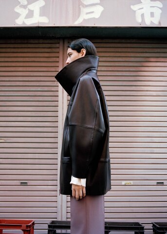MANGO Between-Seasons Coat 'Merugo' in Red