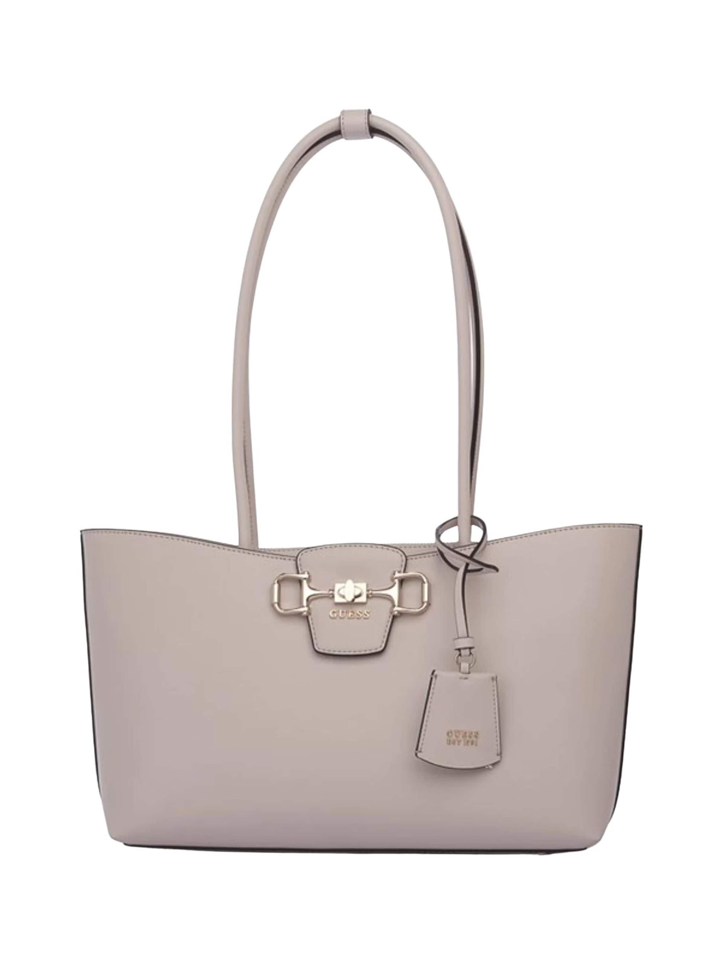 GUESS - Bolso de mano 'GUESS BORSA SHOPPER JANIE' en beige: frente