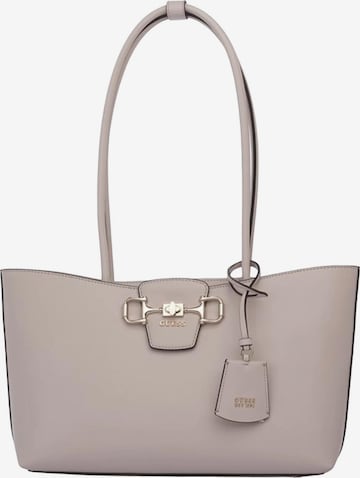 GUESS - Bolso de mano 'GUESS BORSA SHOPPER JANIE' en beige: frente