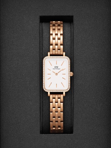 Montre à affichage analogique 'QUADRO' Daniel Wellington en or