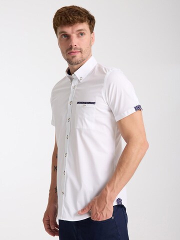 Slim fit Camicia business di 7Camicie in bianco: frontale