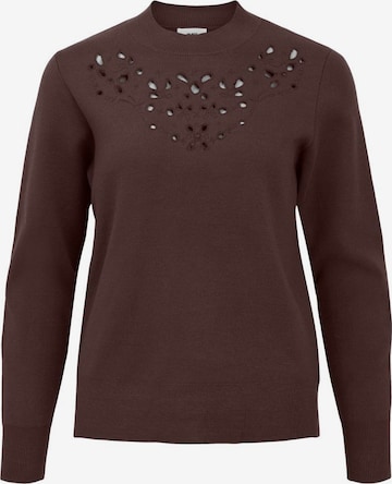 Pull-over OBJECT en marron : devant