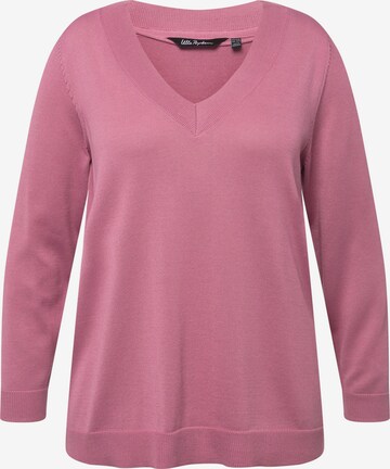 Ulla Popken Sweater in Pink: front