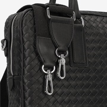 ABRO Handtasche 'Lotus' in Schwarz