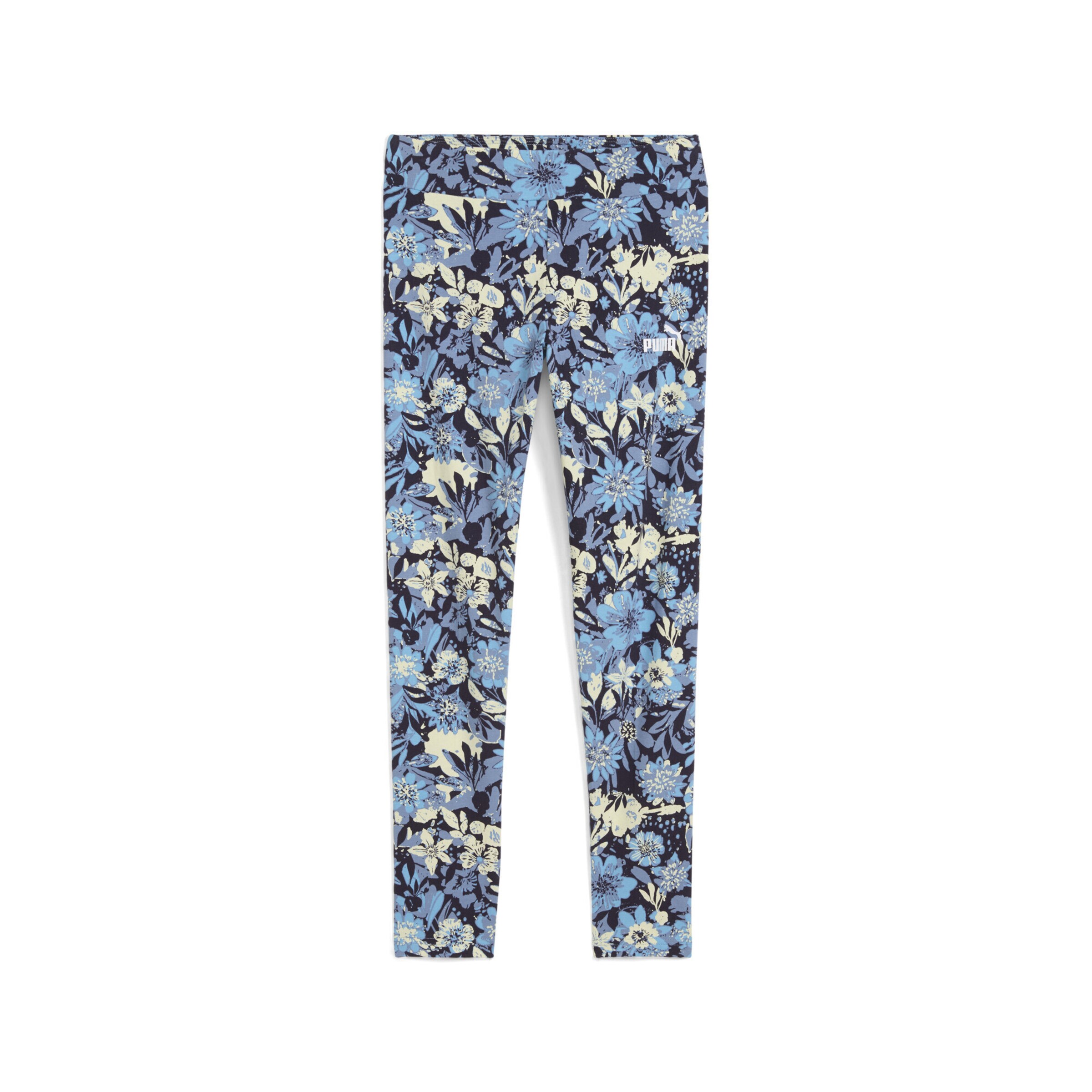 PUMA Skinny Leggings 'Essentials Nature 2.0' in Blue: front