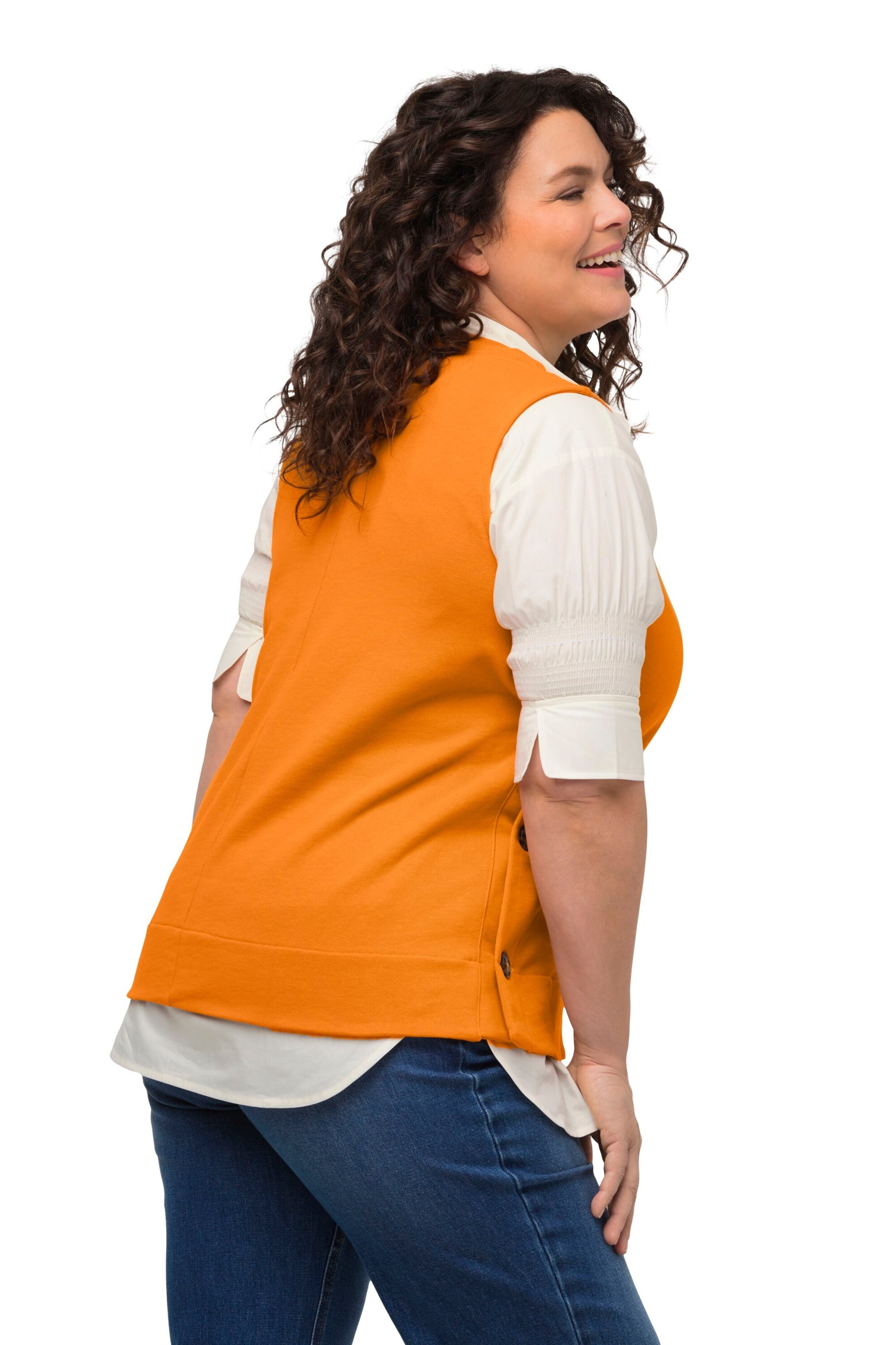 Ulla Popken Sweatshirt in Orange