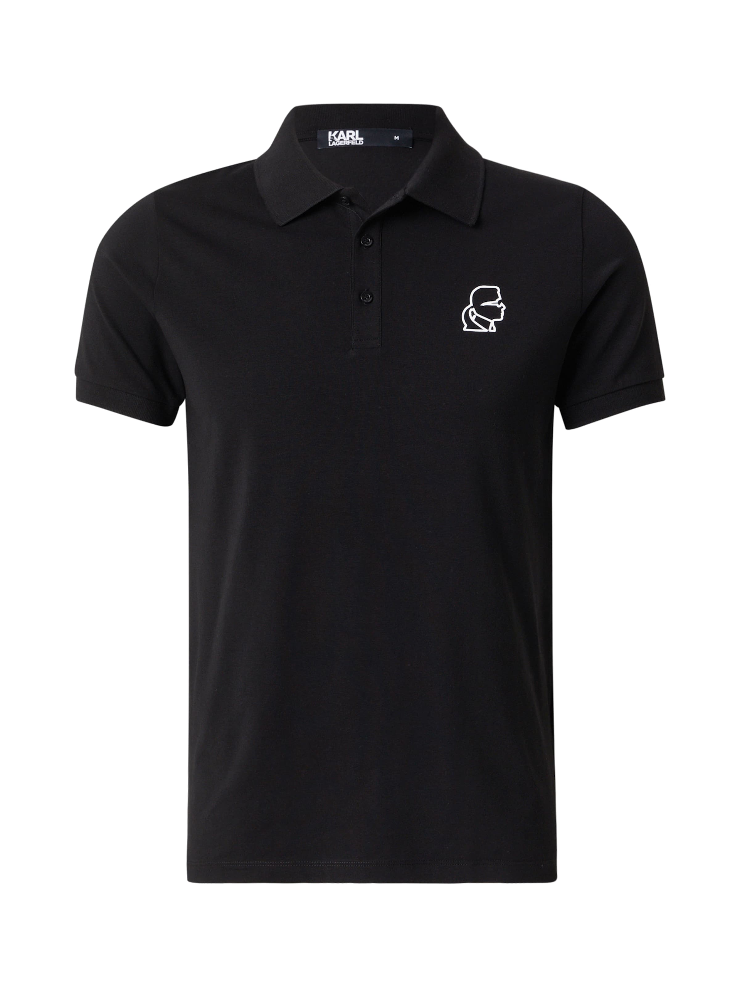 Karl Lagerfeld Тениска в черно: отпред