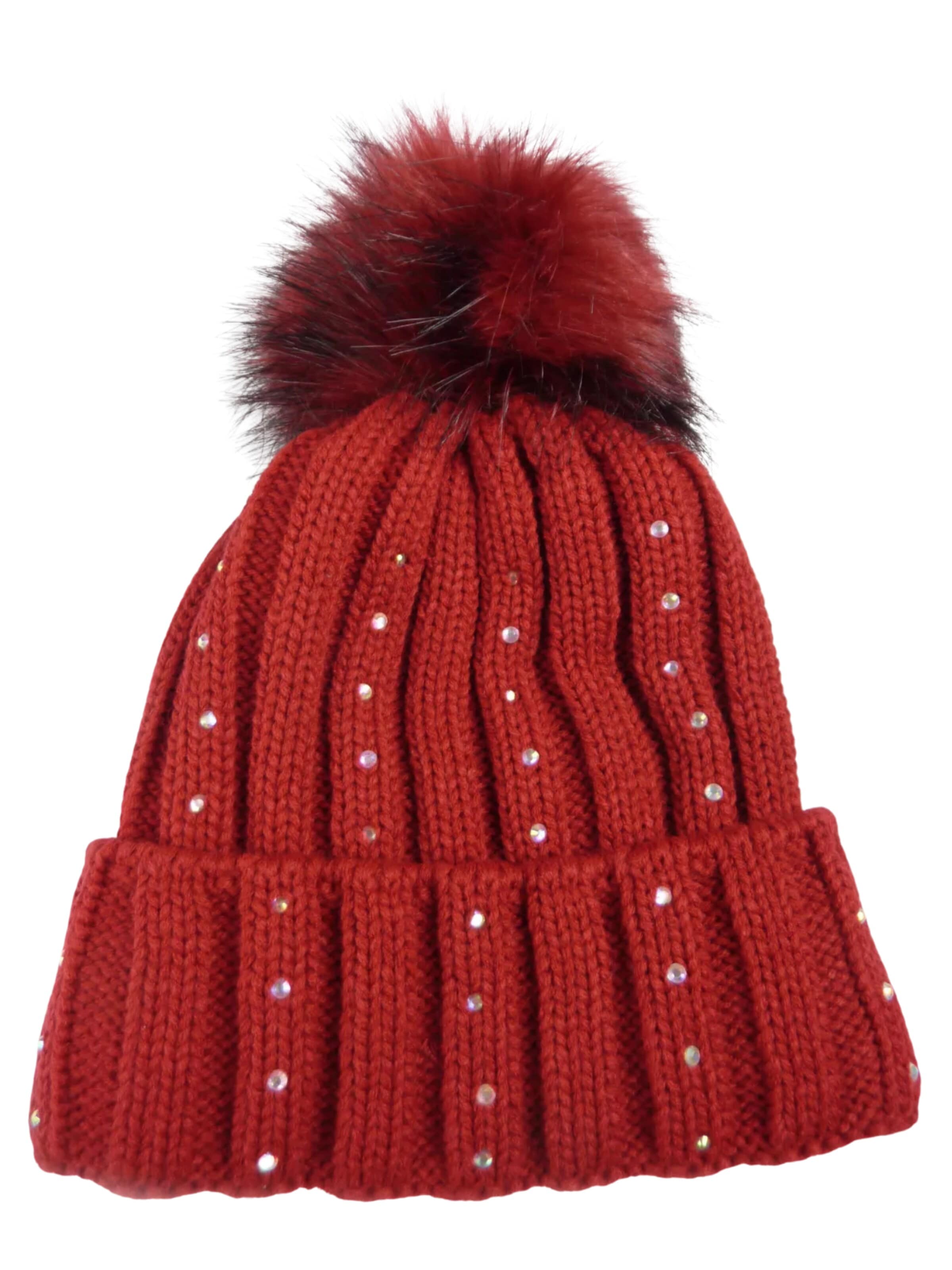 Kumixi Mütze‌‌‌‌‌‌ in Rot: Vorderseite