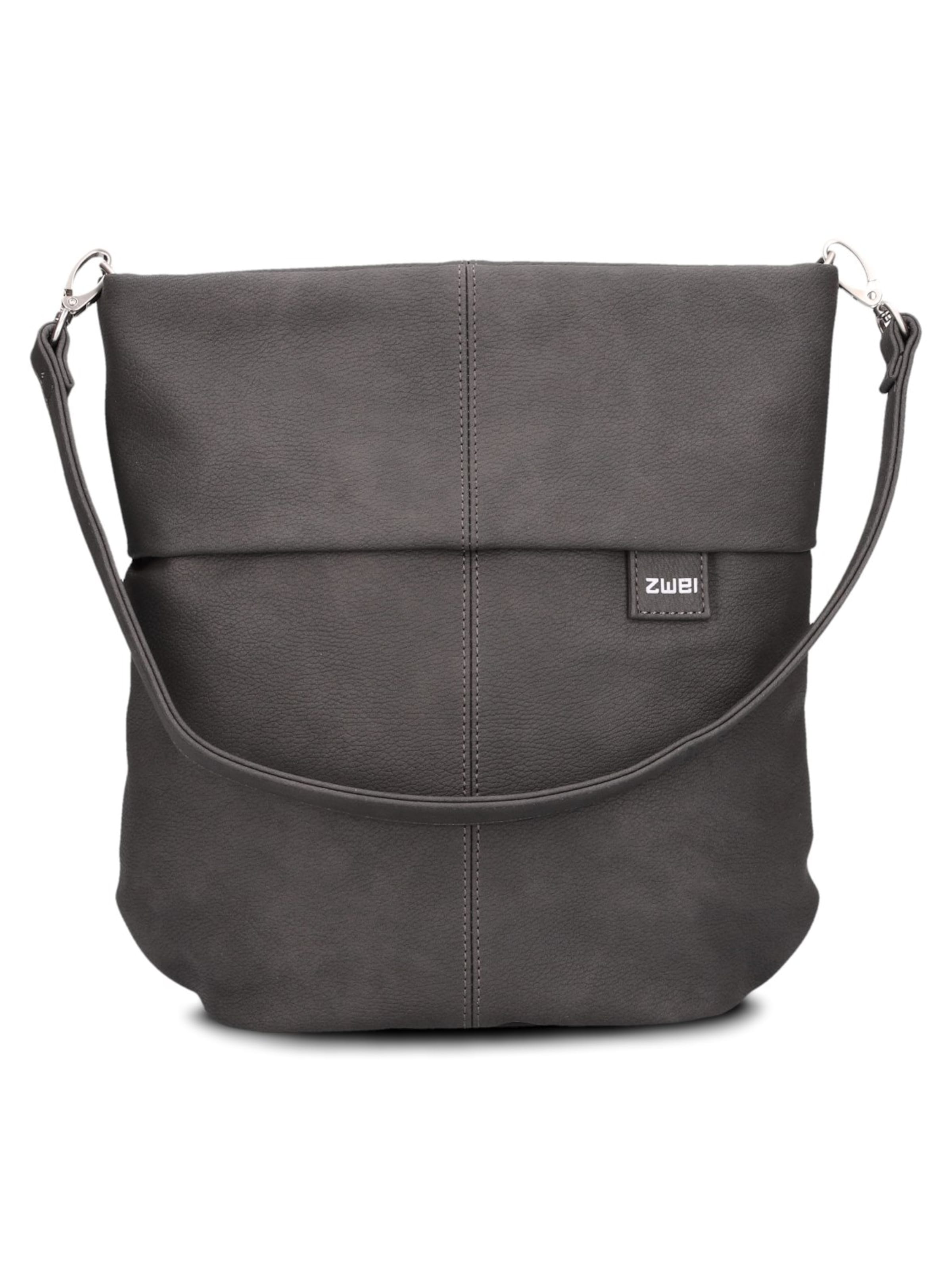 ZWEI Handbag 'MADEMOISELLE.M M90' in Grey: front