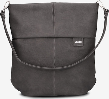ZWEI Handbag 'MADEMOISELLE.M M90' in Grey: front