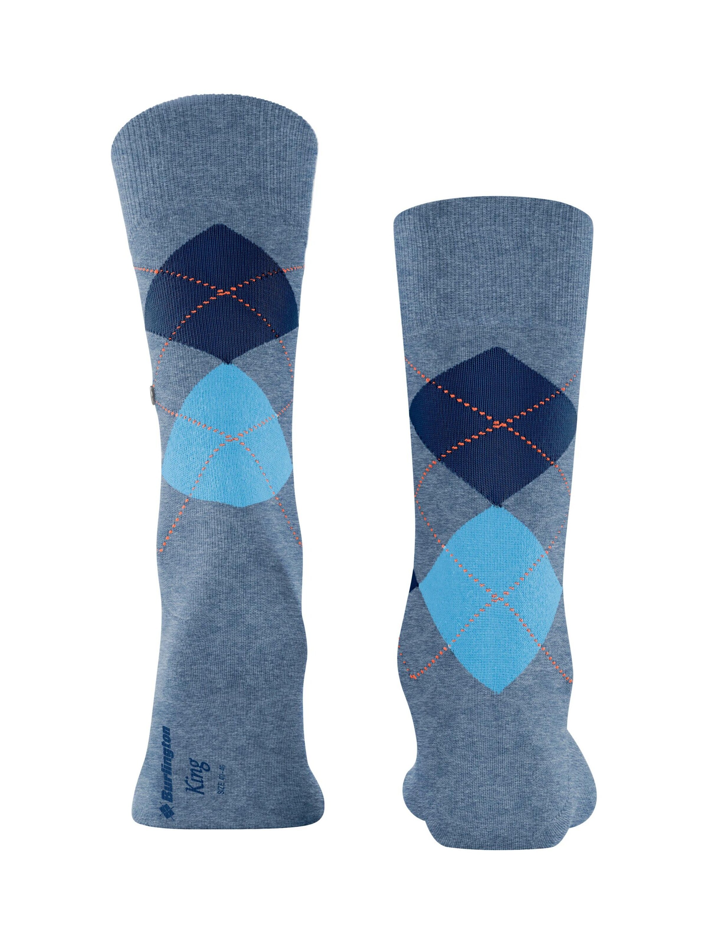 BURLINGTON Socks 'King' in Blue