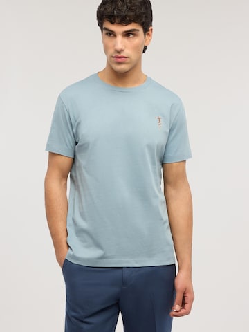 Trussardi - Camiseta en azul: frente