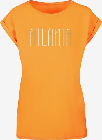 Merchcode Shirt 'Atlanta' in Orange: front